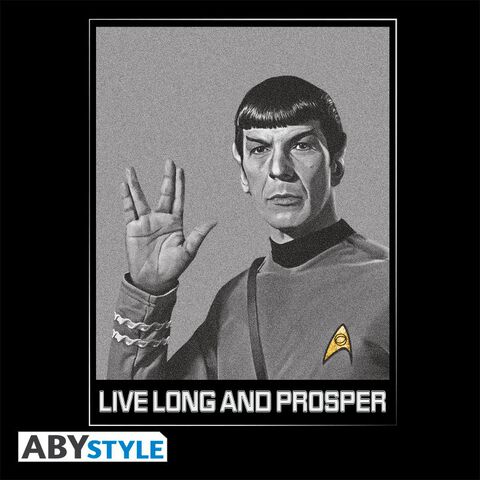 T-shirt - Star Trek - Spock Noir Taille M